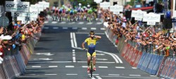 Michael Rogers vence la 11 etapa del  Giro 2014. Foto:Gian Mattia D'Alberto / lapresse. Gazzetta dello Sport.