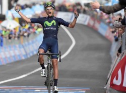 Beñat Intxausti (Movistar Team) vencedor de la 8ª etapa del Giro de Italia 2015 (Foto: La Gazzetta dello Sport: NSA/DANIEL DAL ENNARO)