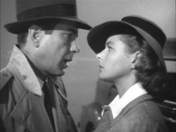 Humphrey Bogart and Ingrid Bergman in "Casablanca."