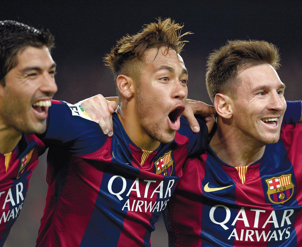 Suárez, Neymar y Messi arrollaron al Atlético en su última visita al Camp Nou.
